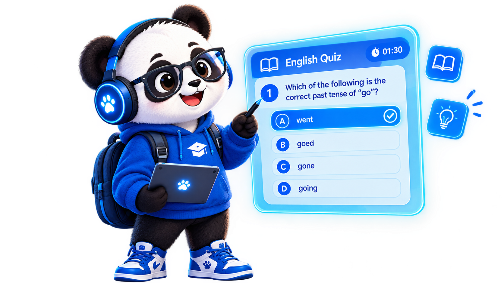 Panda Quiz hero illustration